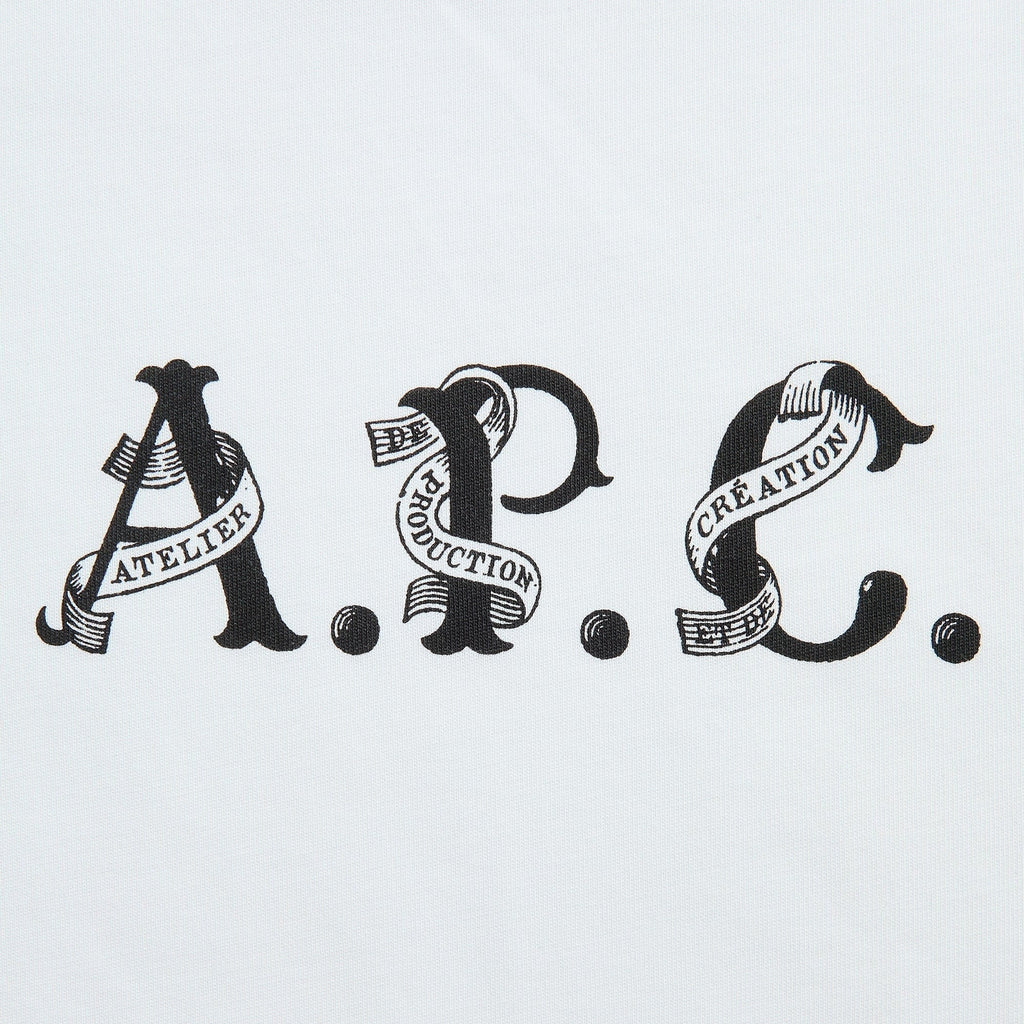 A.P.C. Tee Hugo Jersey - Aab White