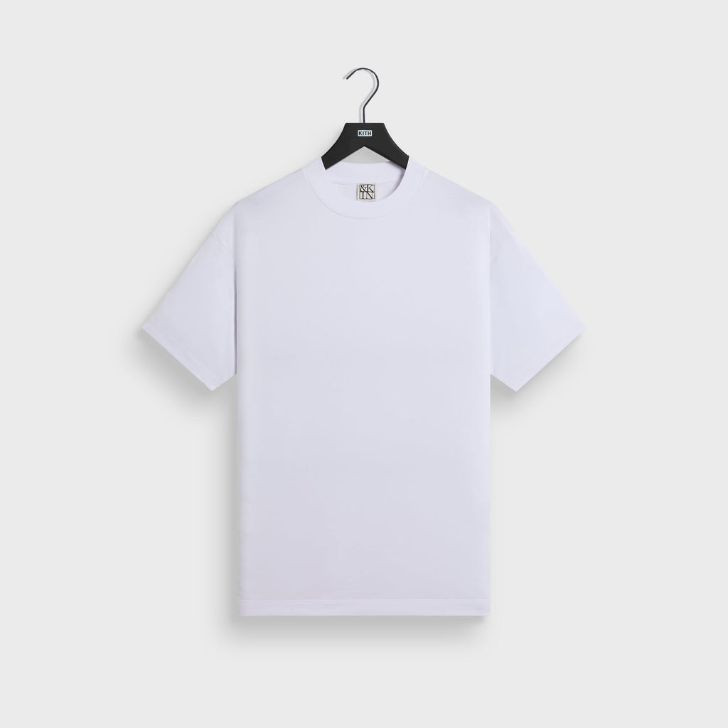 &Kin Mock Neck Albie Tee - White