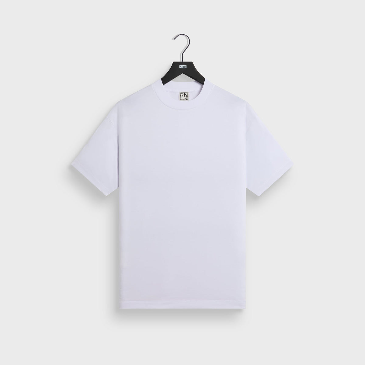 &Kin Mock Neck Albie Tee - White