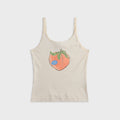ReDone Lace Strap Tank Top - Peachy Keen