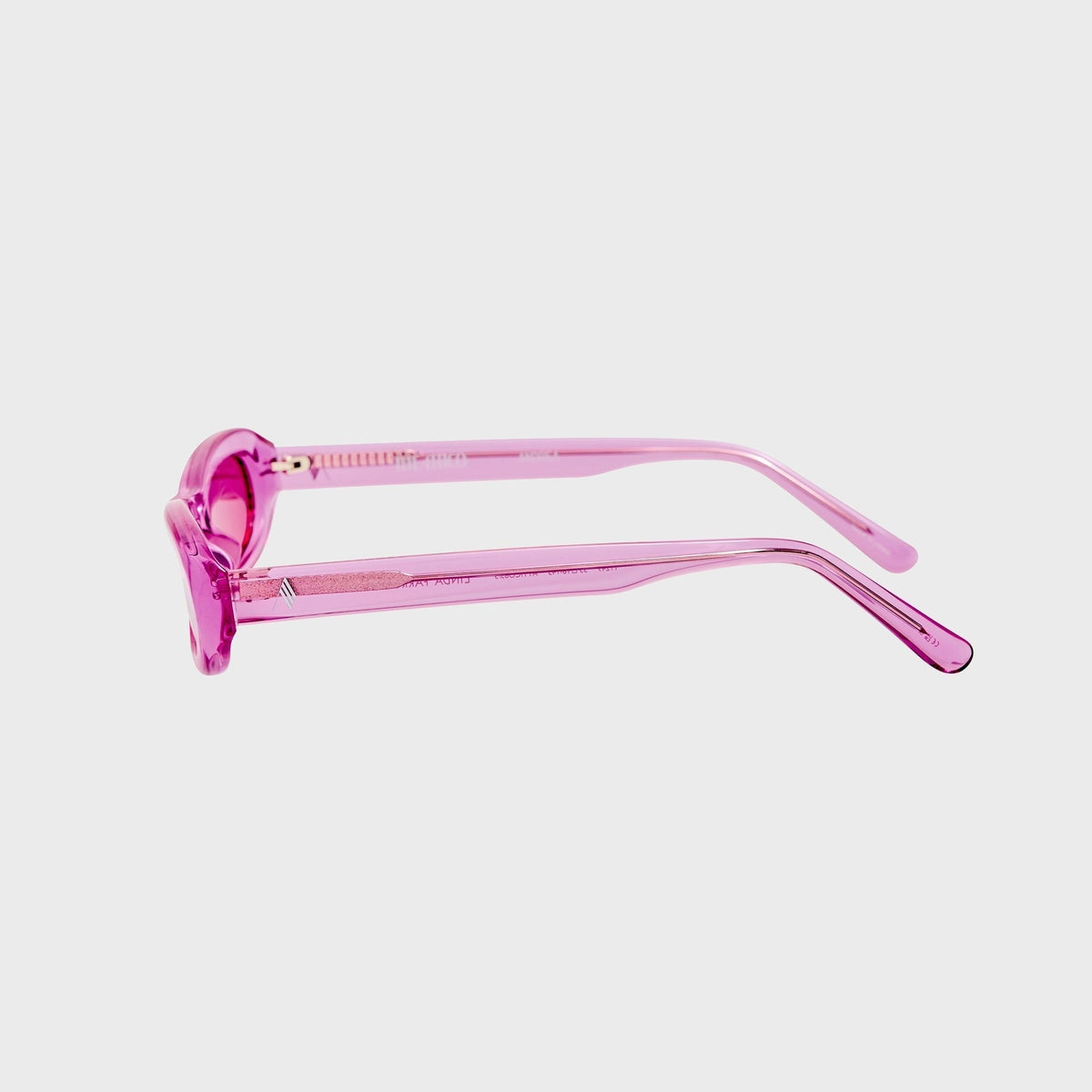 The Attico Andrea Sunglasses - Pink / Silver