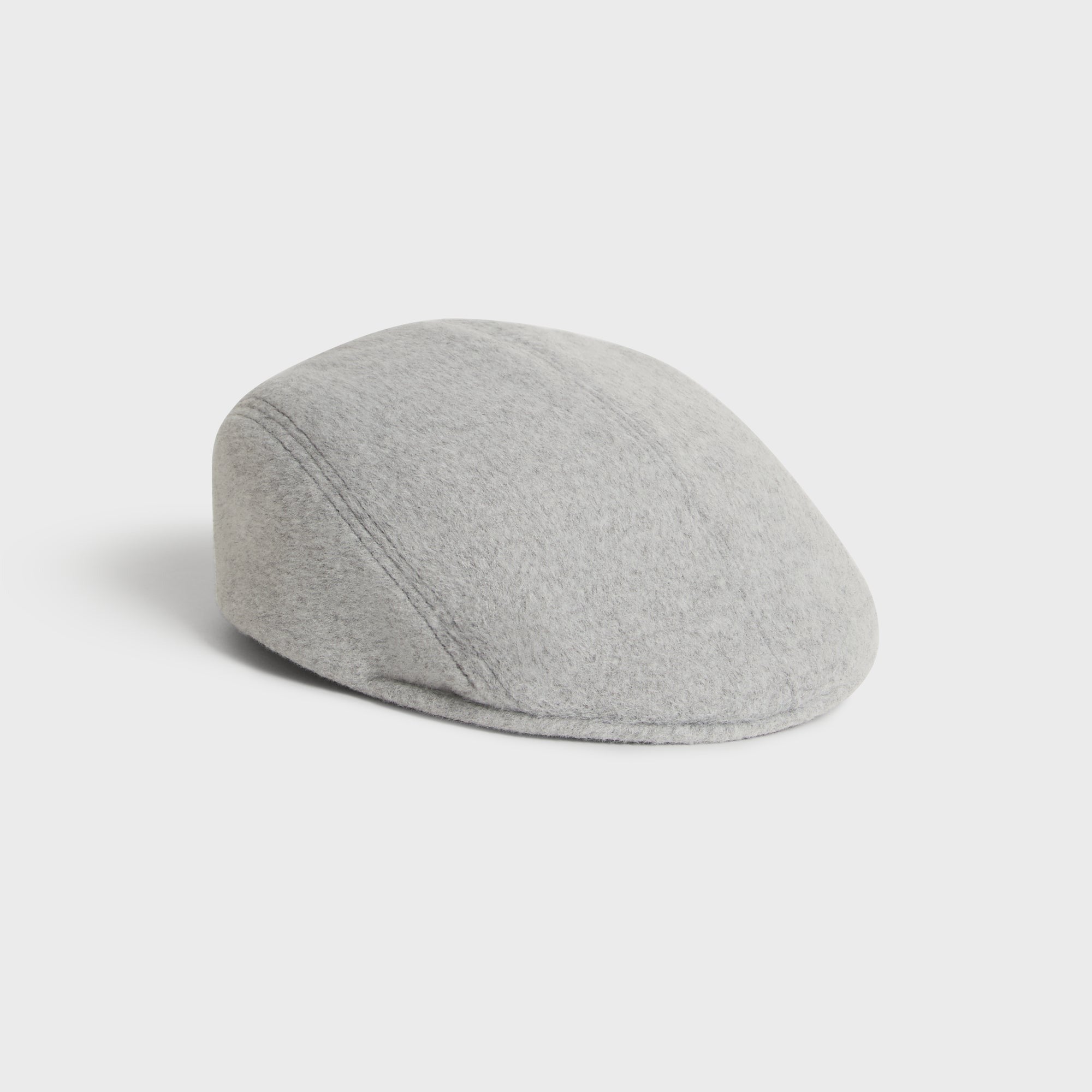 Kith Script Double-Face Wool Drivers Cap - Medium Heather Grey