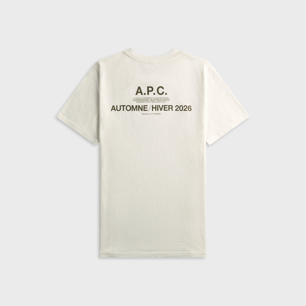 A.P.C. Autumn 26 Tee - Off White