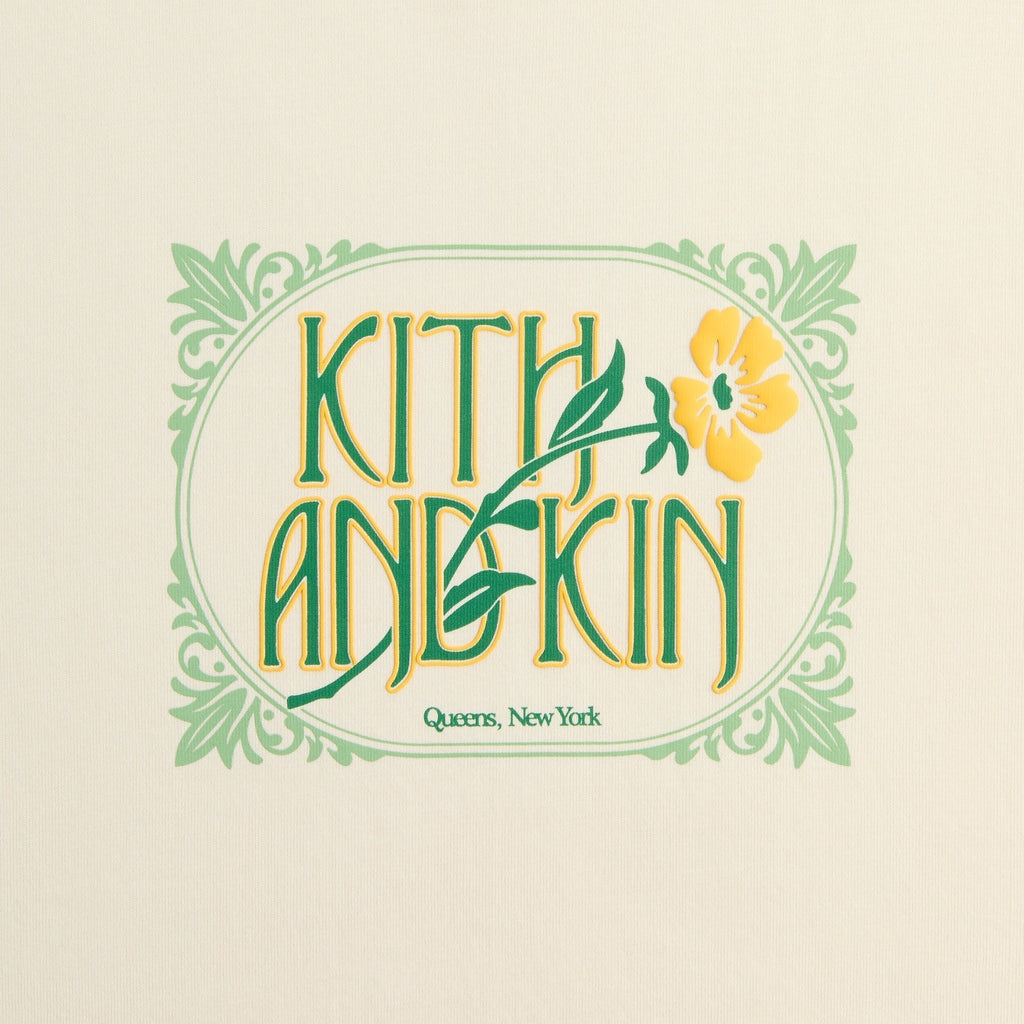 Kith Folk Bloom Alex Boxy Tee - Waffle