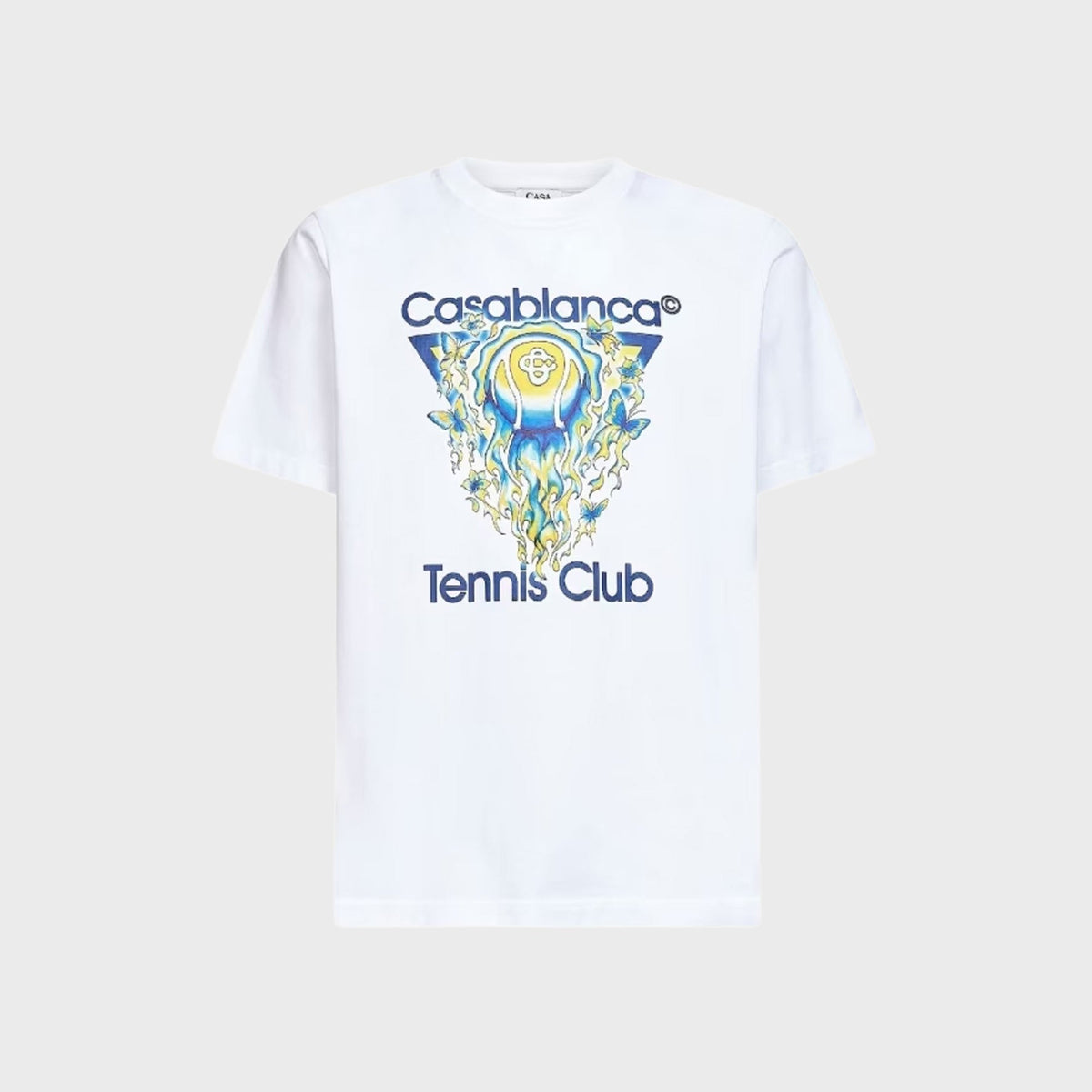 Casablanca Tennis Club Icon Classic Tee - Bright White