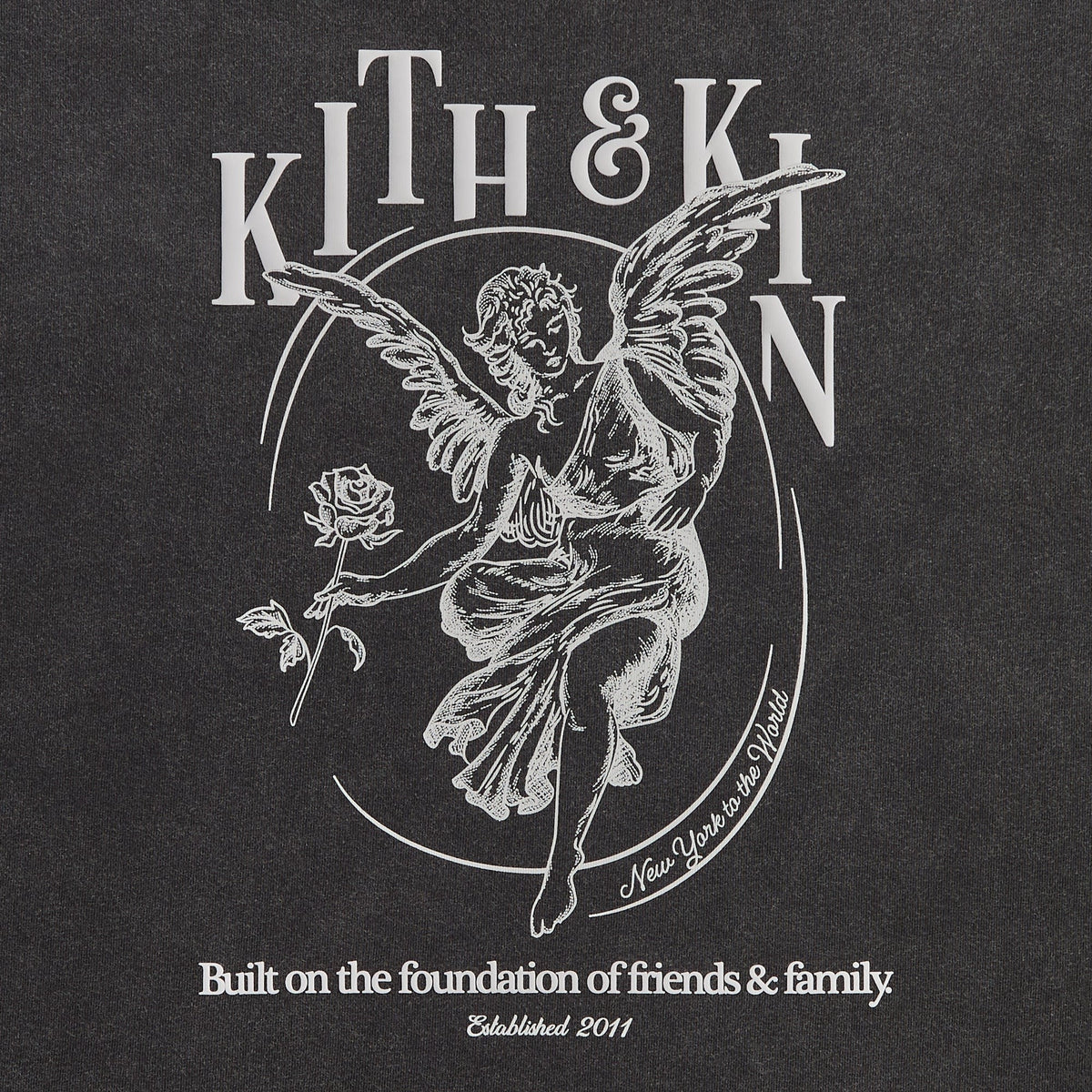 Kith Guardian Alex Boxy Vintage Tee - Black