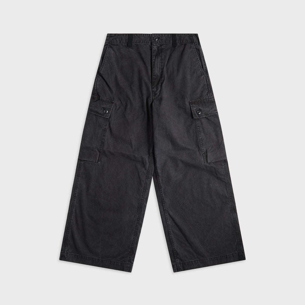CDG Homme Wide Leg Utility Trousers - Black