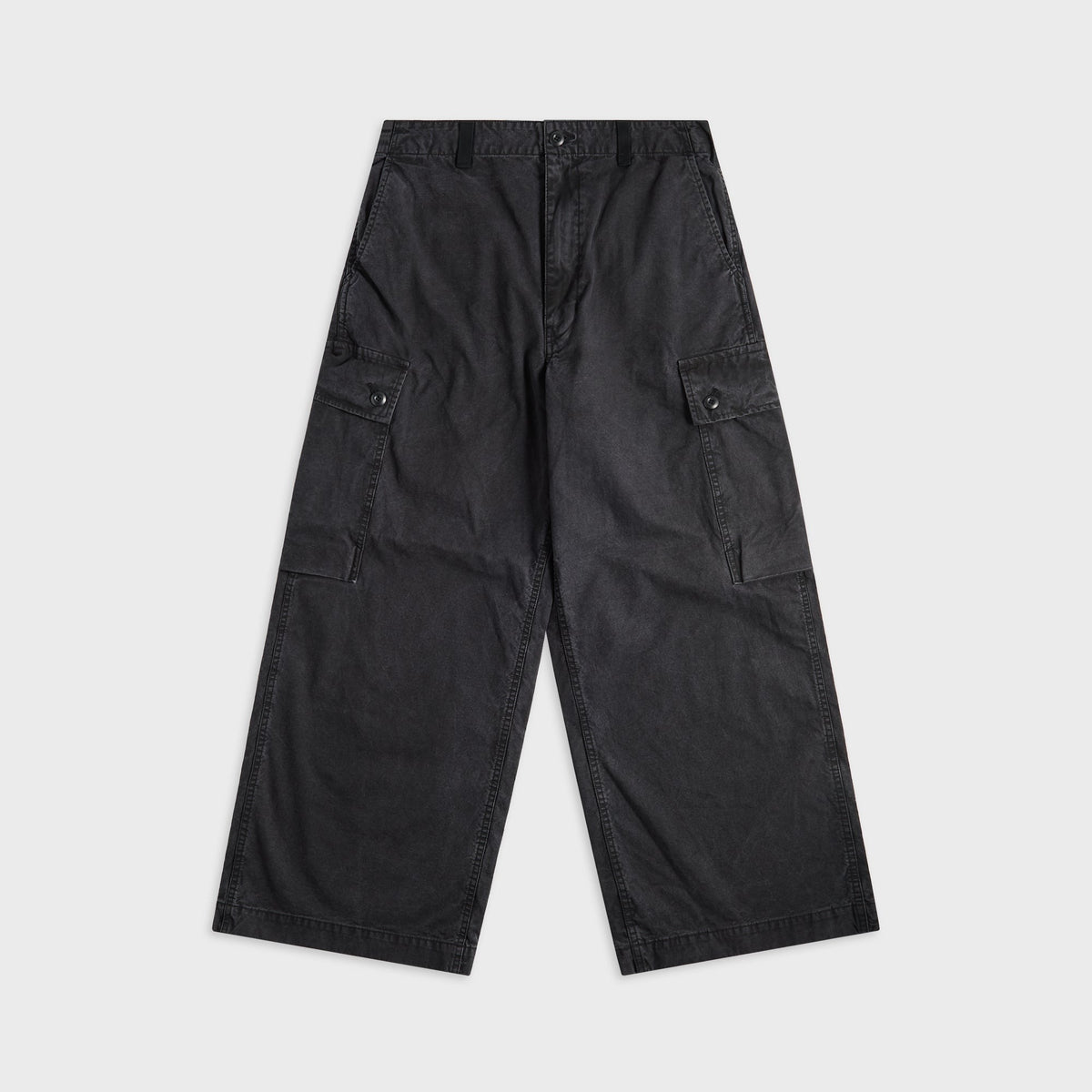 CDG Homme Wide Leg Utility Trousers - Black