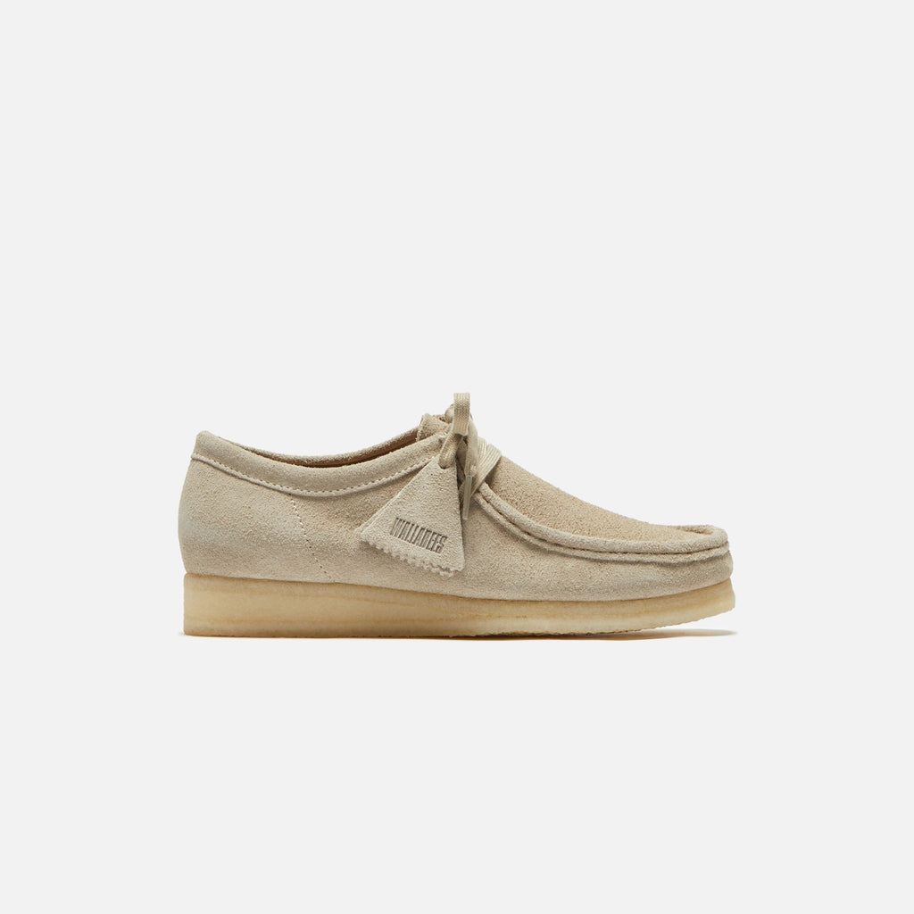 Clarks Wallabee - Pale Grey Suede