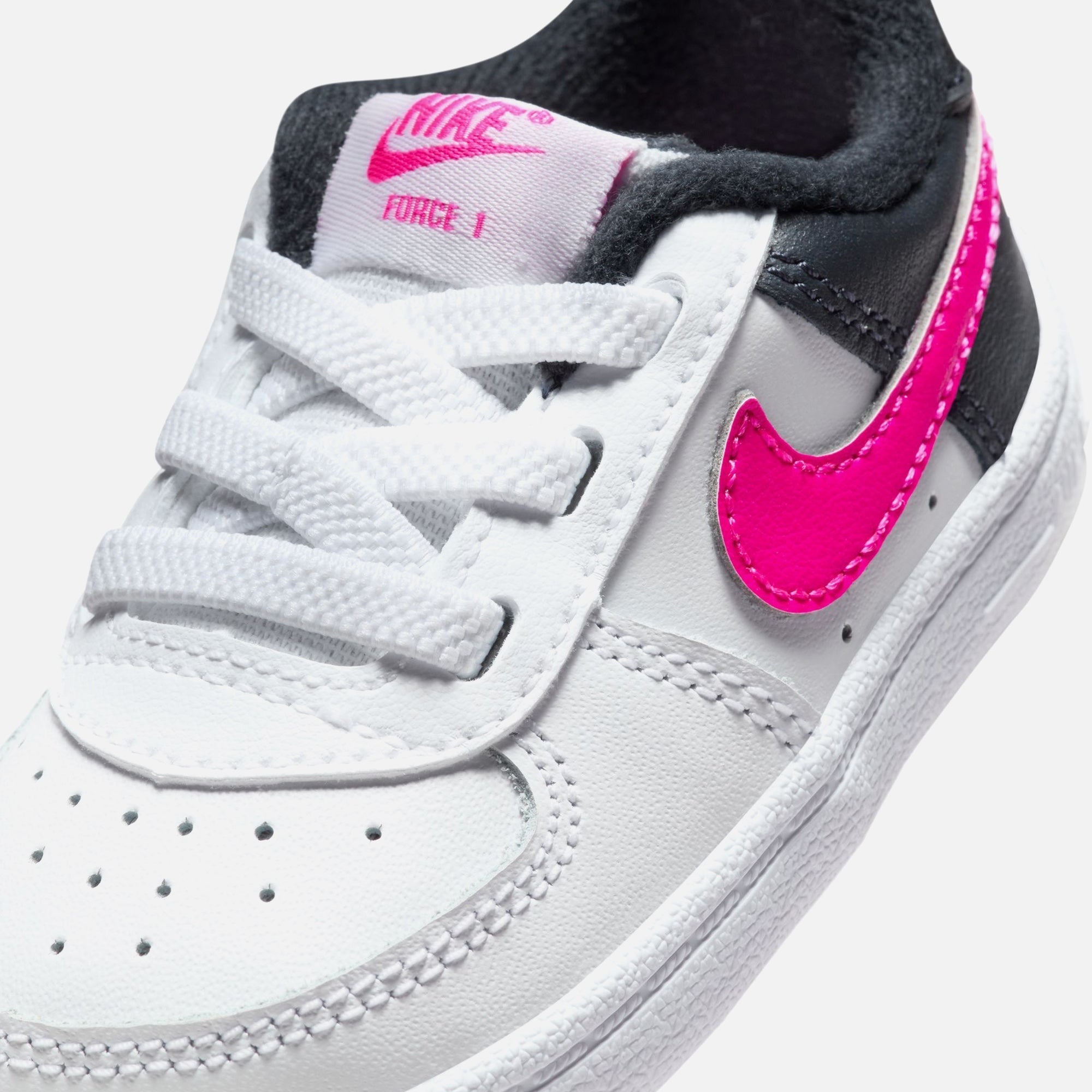 Nike Infant Air Force 1 LV8 - Pale Ivory / White / Picante Red