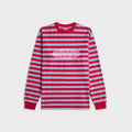 Metalwood Bulge Logo Long Sleeve Tee - Red / Purple