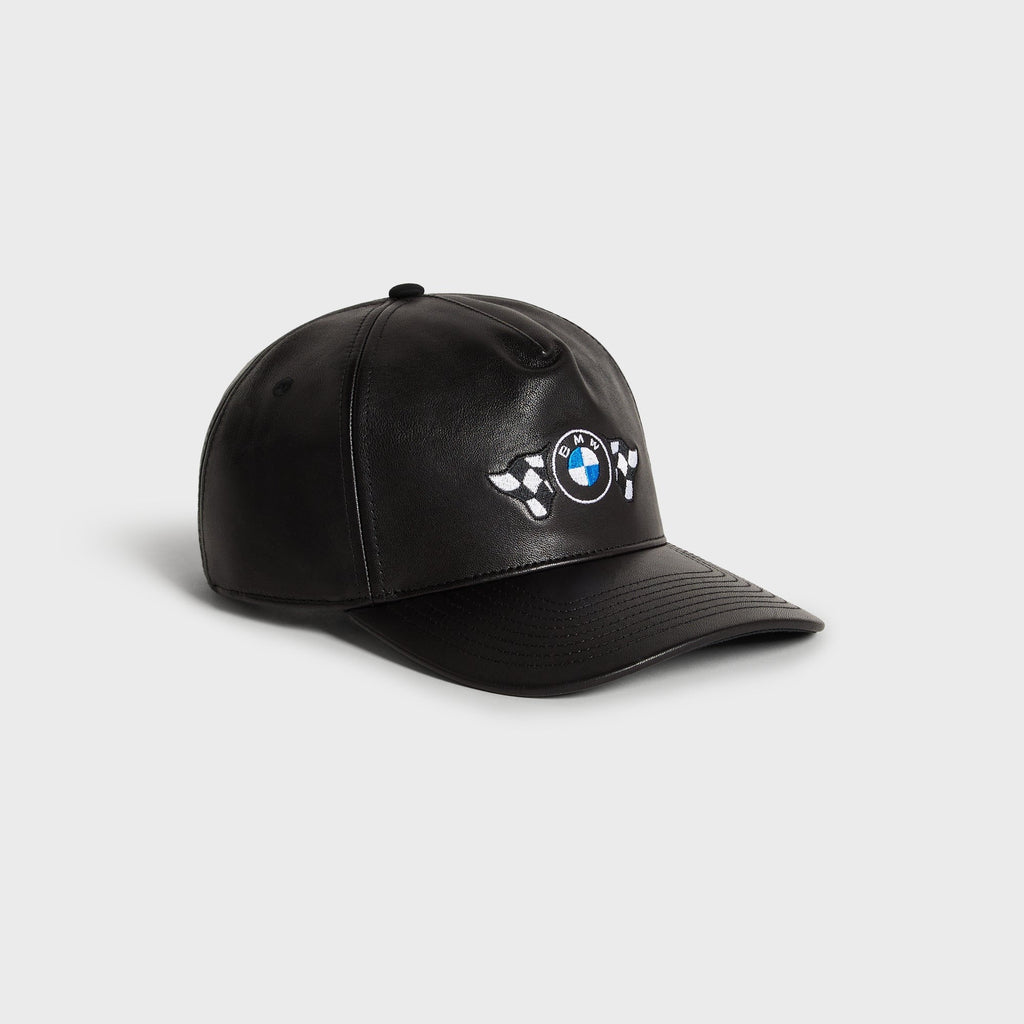 Kith for BMW Leather Bay Low Pinch Crown Cap - Black