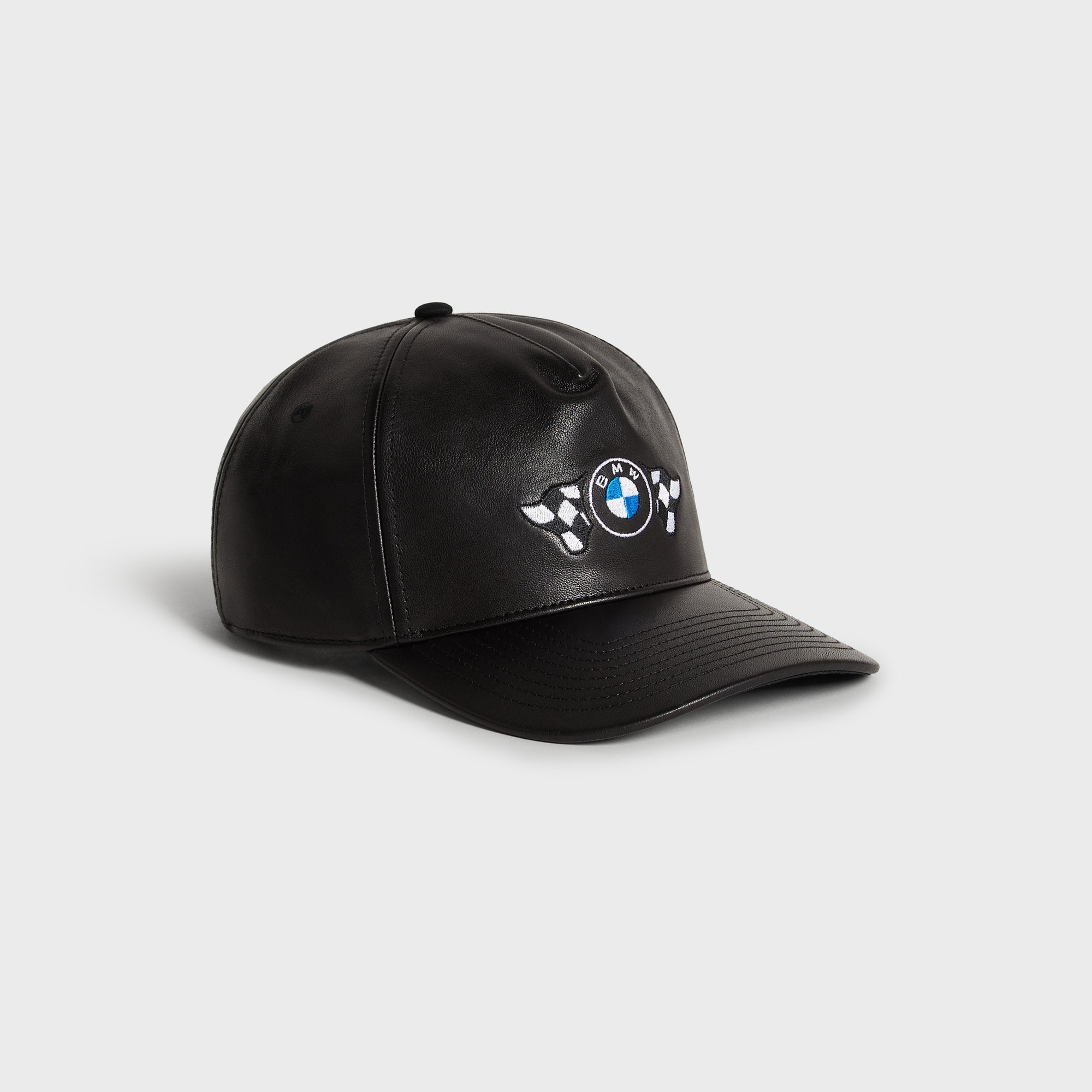 Kith for BMW Leather Bay Low Pinch Crown Cap - Black