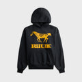Rhude Dinero Hoodie - Vintage Black / Yellow