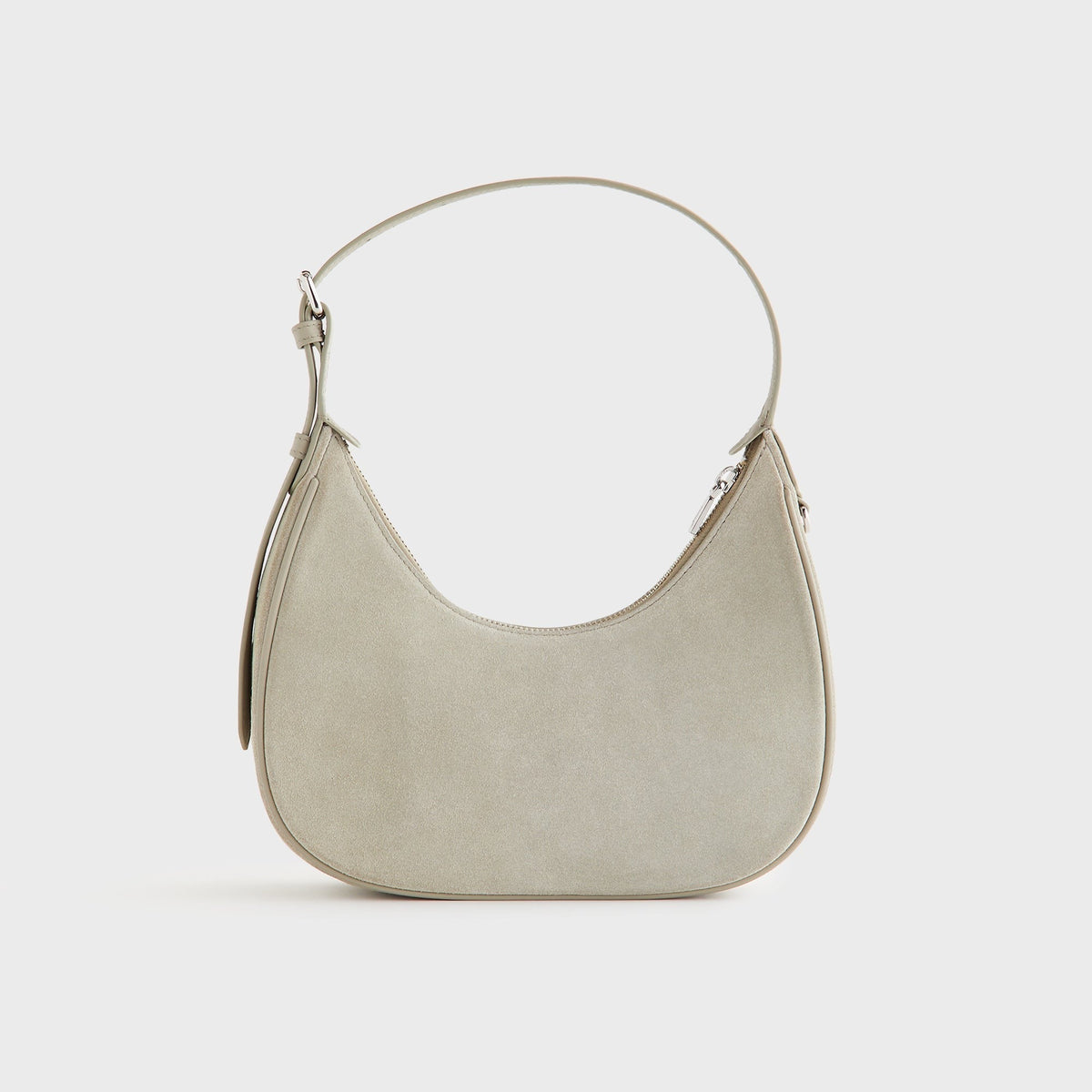 Kith Women Imana Suede Mix Crescent Shoulder Bag - Sandy Taupe