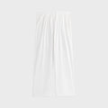 Kith Women Tahli Poplin Pleated Wide Pant - White