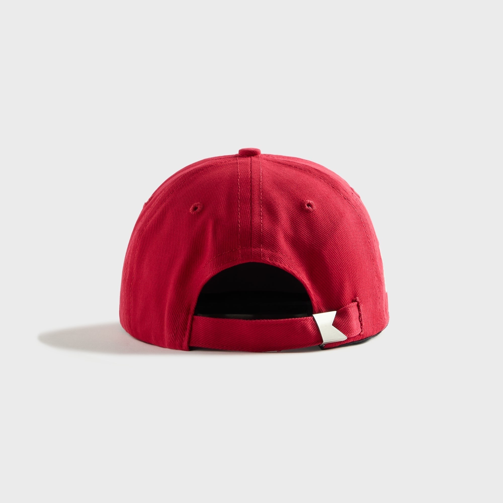 Rhude Moonlight Dual Stripe Curved Brim Hat - Red / White