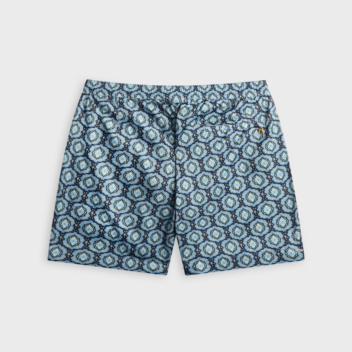 Orlebar Brown Bulldog Classic Fit Swim Short with Passetto Print - Night Iris