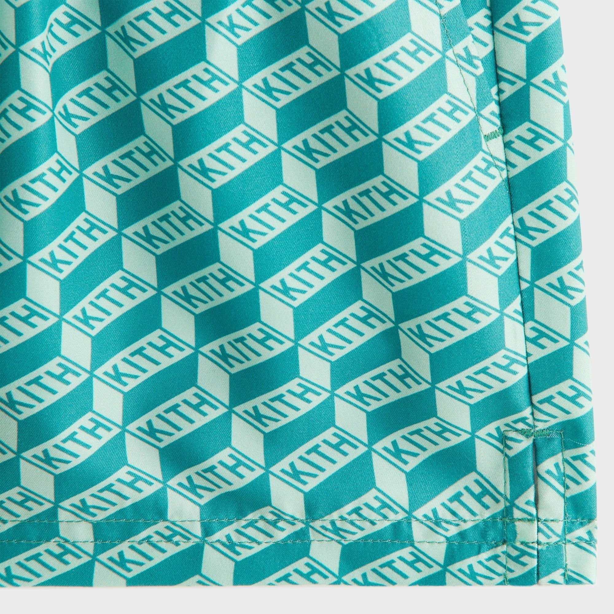Kith Kids Monogram Kai Swim Trunk - Sorrel