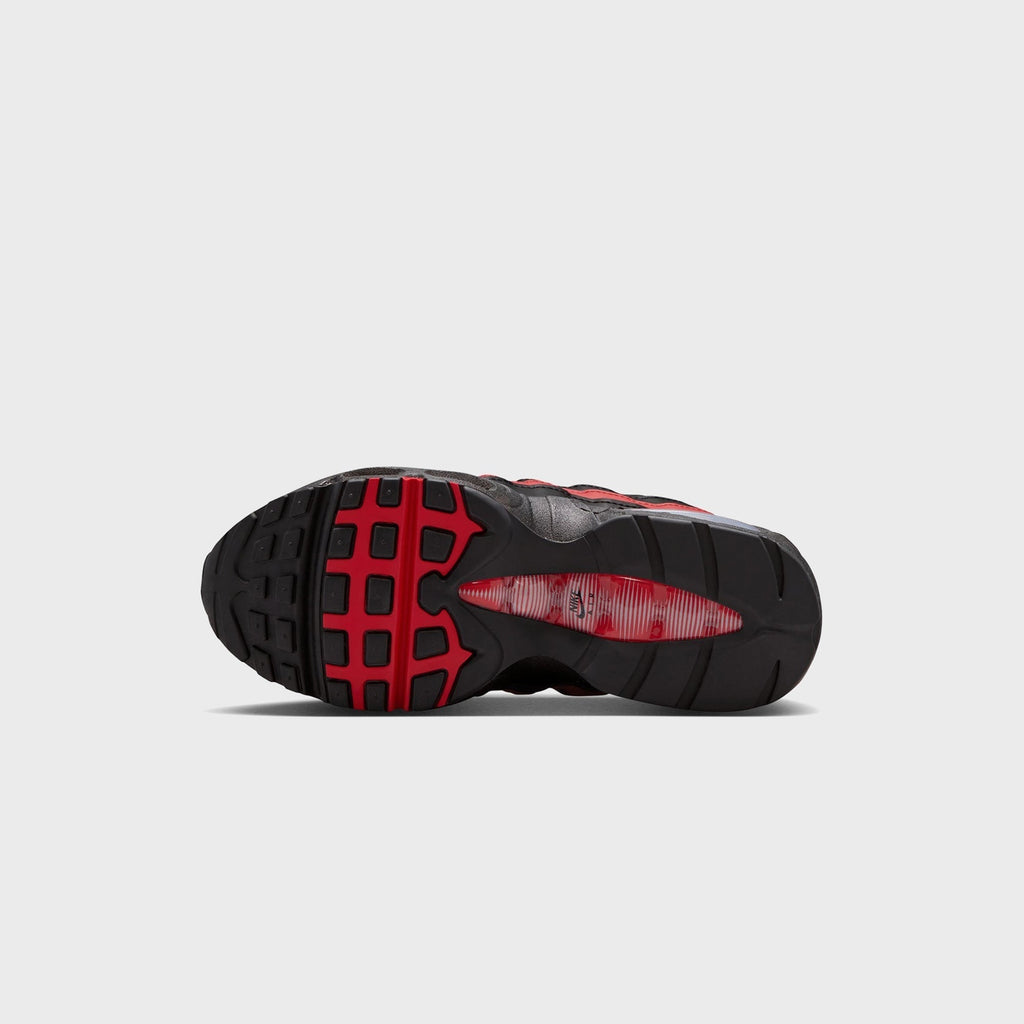 Nike GS Air Max 95 Recraft - Black / Team Crimson / Wolf Grey