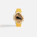 LAARVEE Sinngouki Gold Precision Rubber - Brushed Golden Bezel / Golden Dial