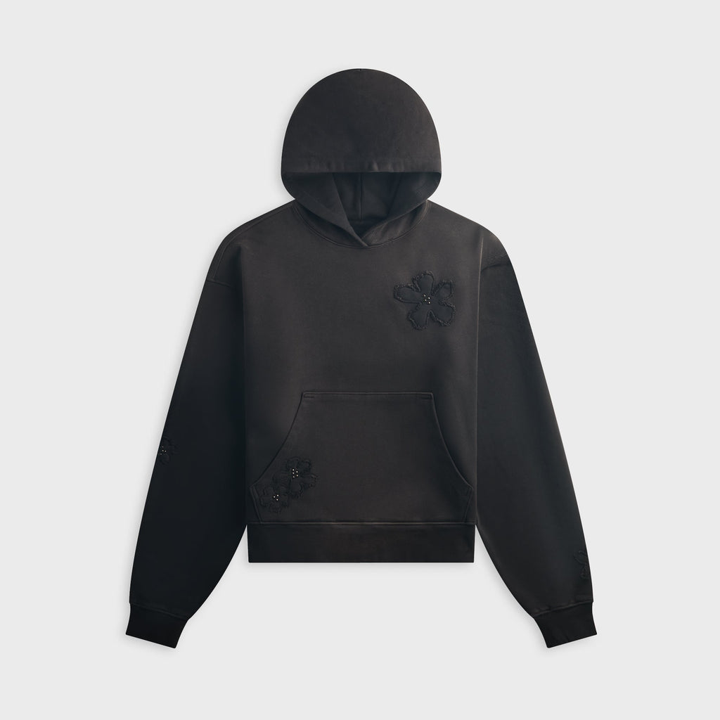 NAHMIAS Flower Patch Hoodie - Aged Black