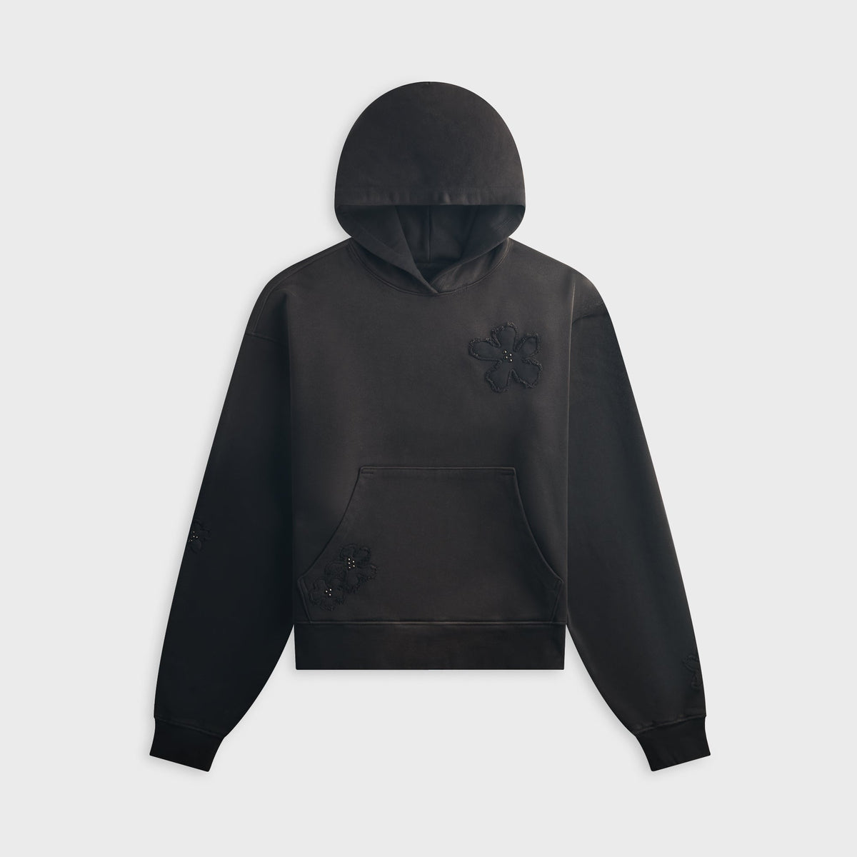 NAHMIAS Flower Patch Hoodie - Aged Black