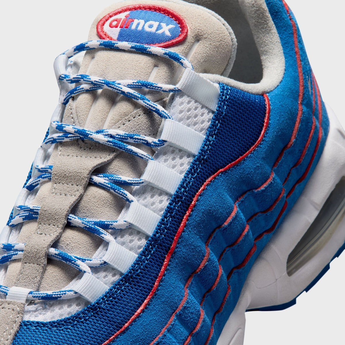 Nike Air Max 95 Big Bubble - Blue Sapphire / Metallic Silver / White / Light Smoke Grey