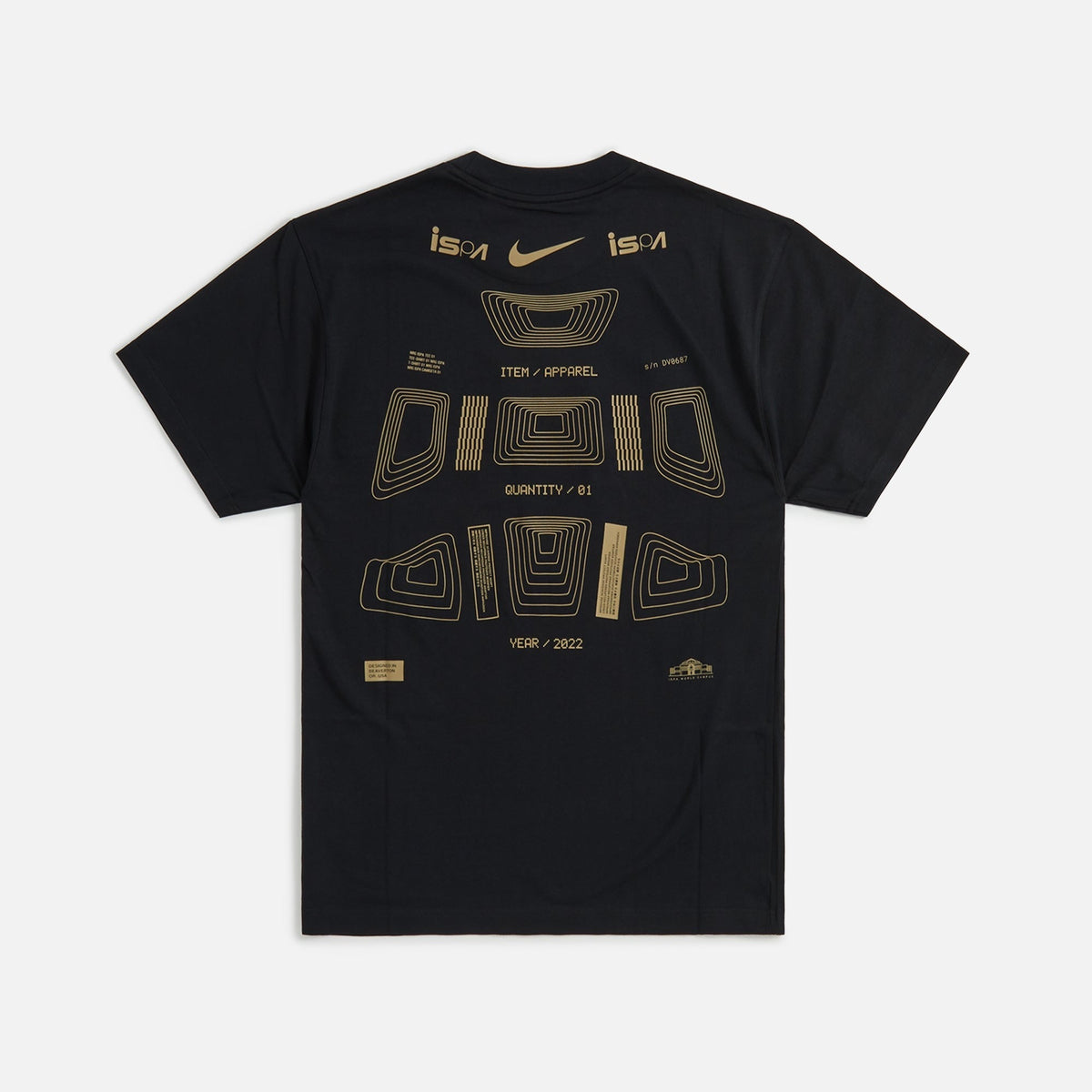 Nike M NK NRG ISPA GPX Tee - Black