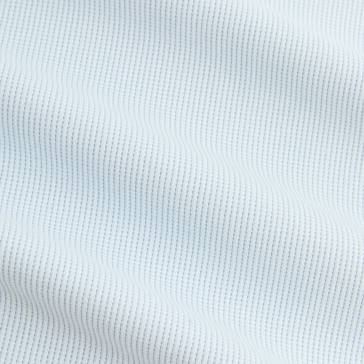 Kith Micro Waffle Drew Polo - Light Indigo