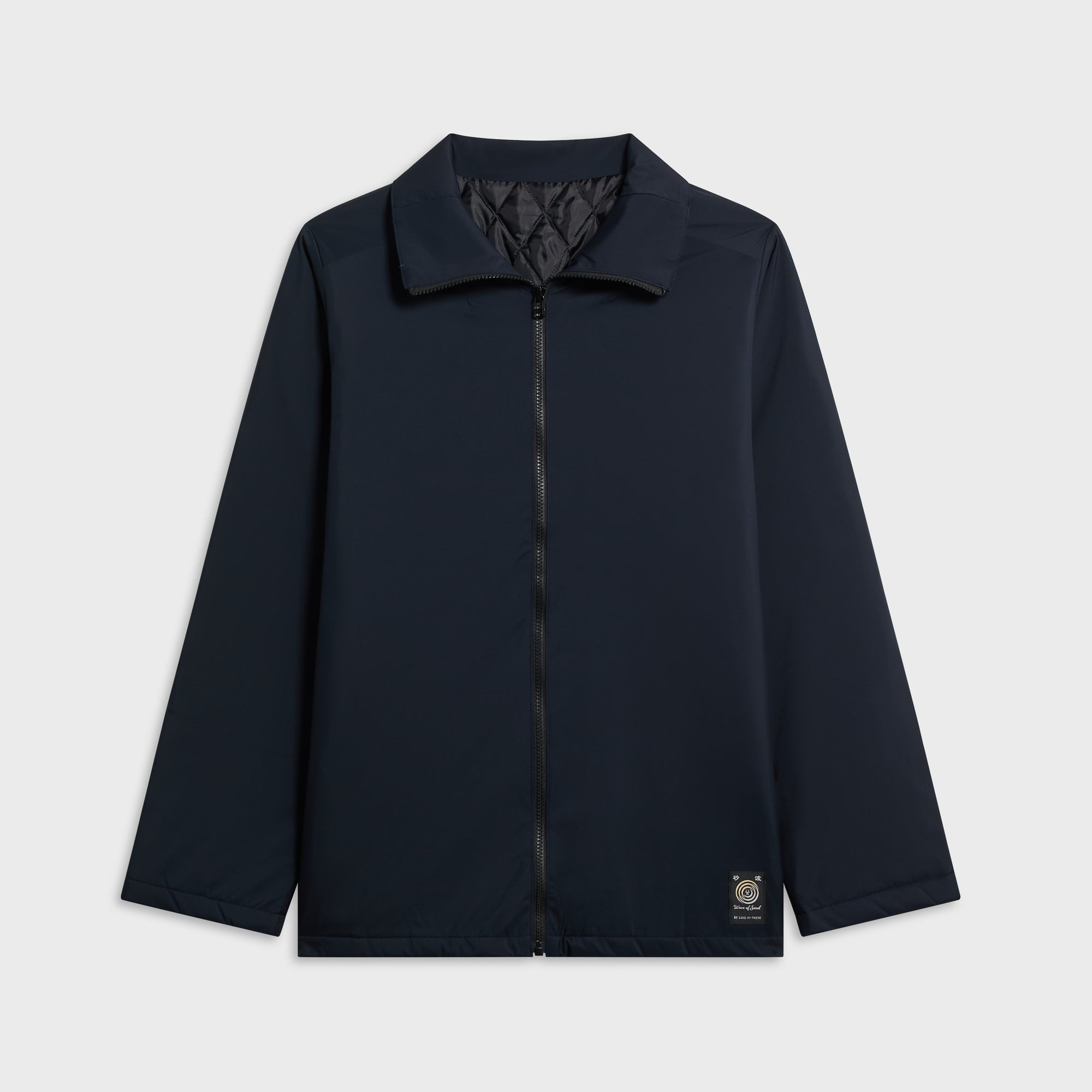 Wave of Sand Three Layer High Neck Jacket - Sumi