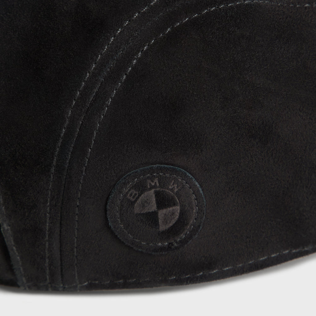 Kith for BMW Sheep Suede Drivers Cap - Black