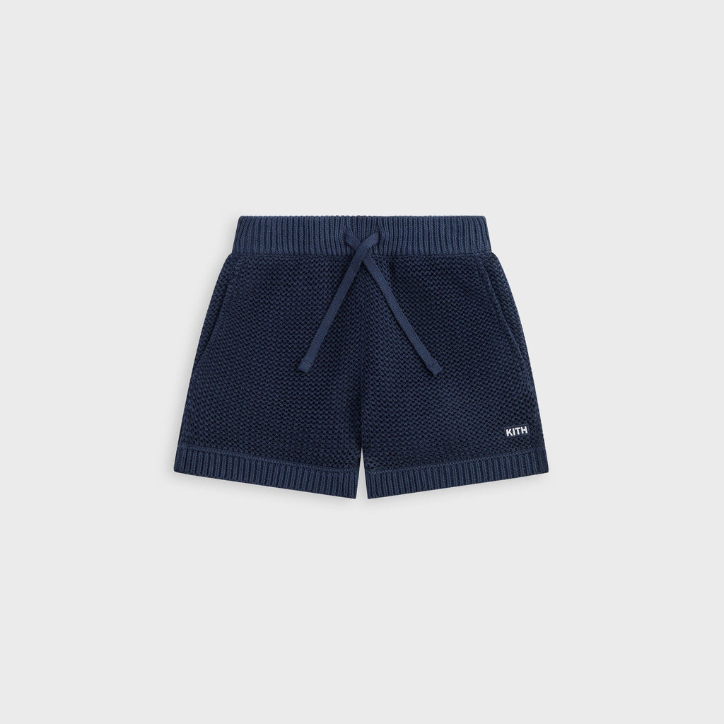 Kith Kids Textured Camp Short - Nocturnal