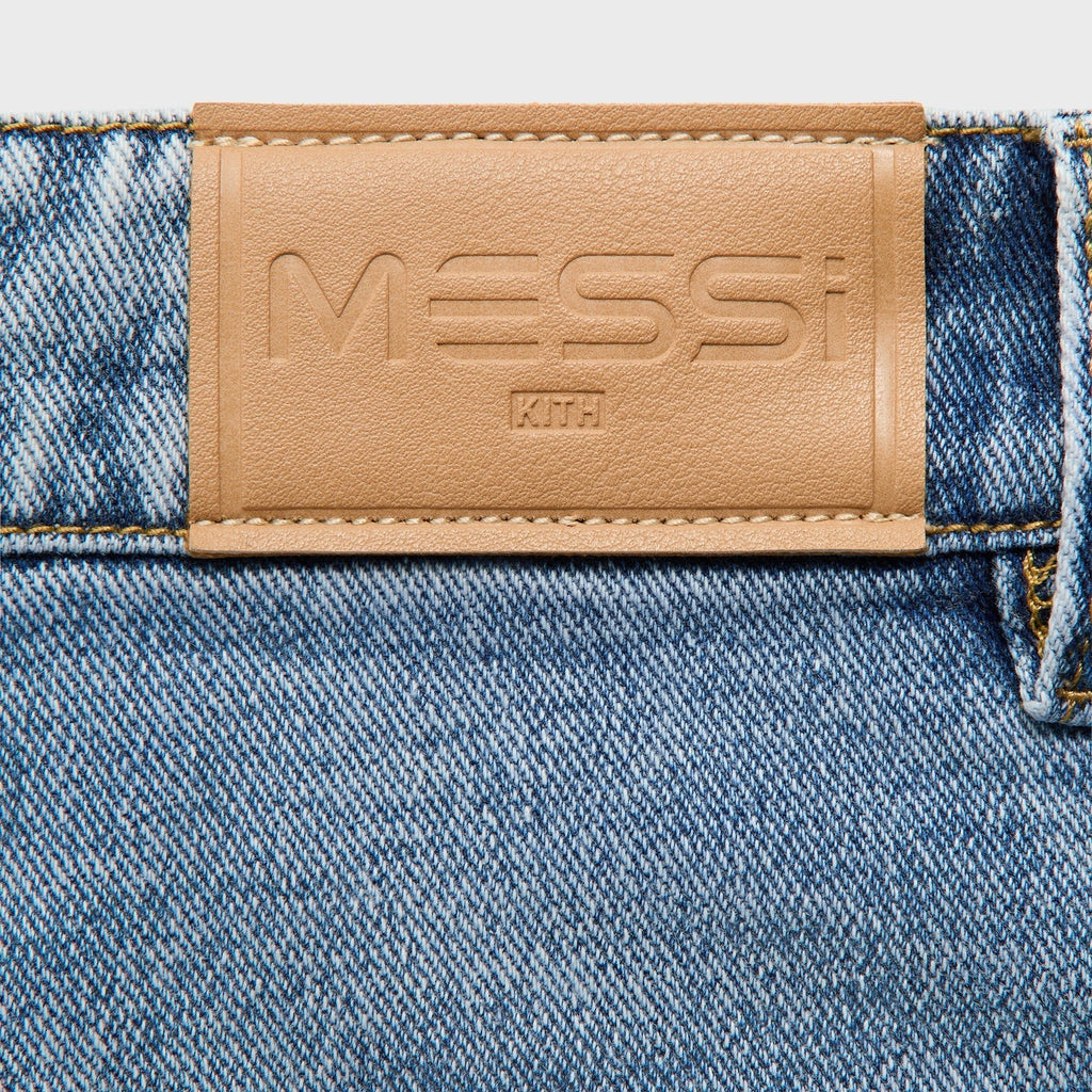 Kith & Messi for adidas Football Denim Short - Aurora / Ink