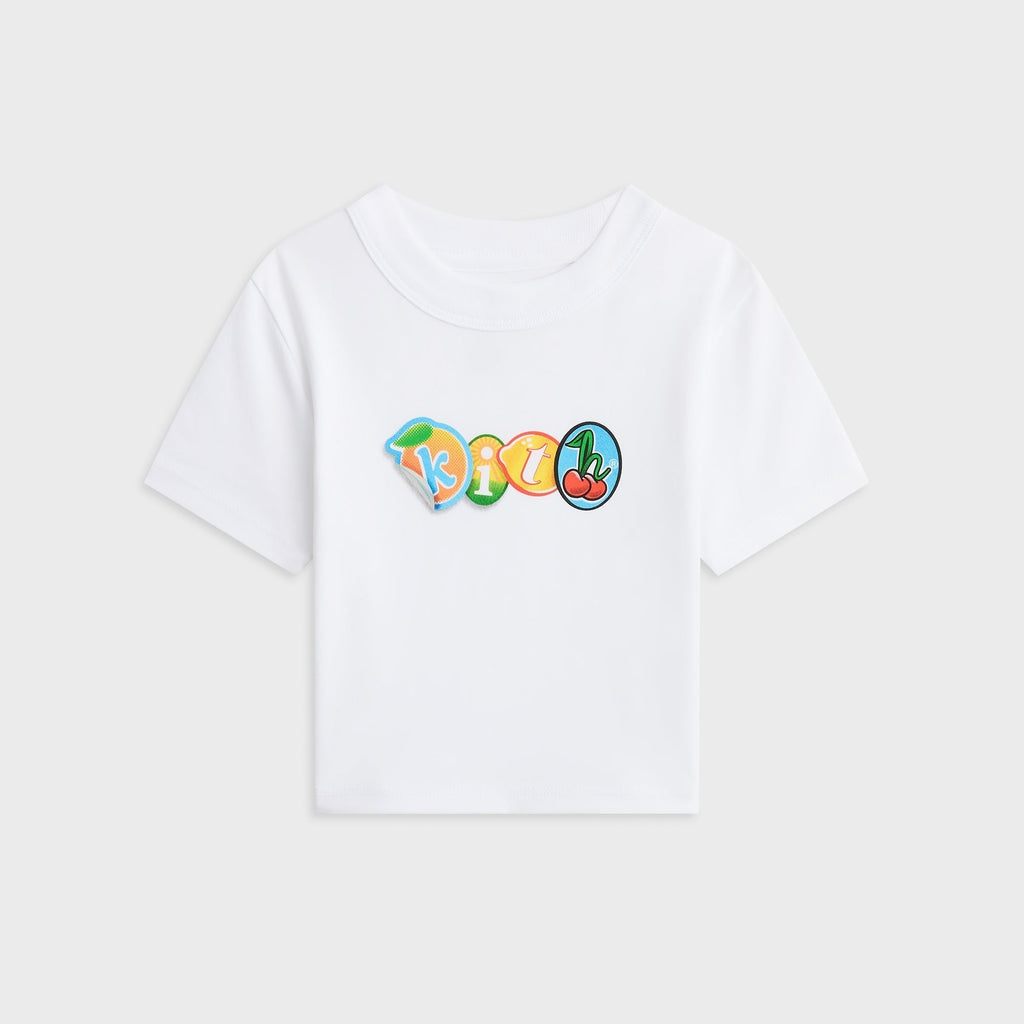 Kith Kids Stickers Graphic Mulberry II Tee - White