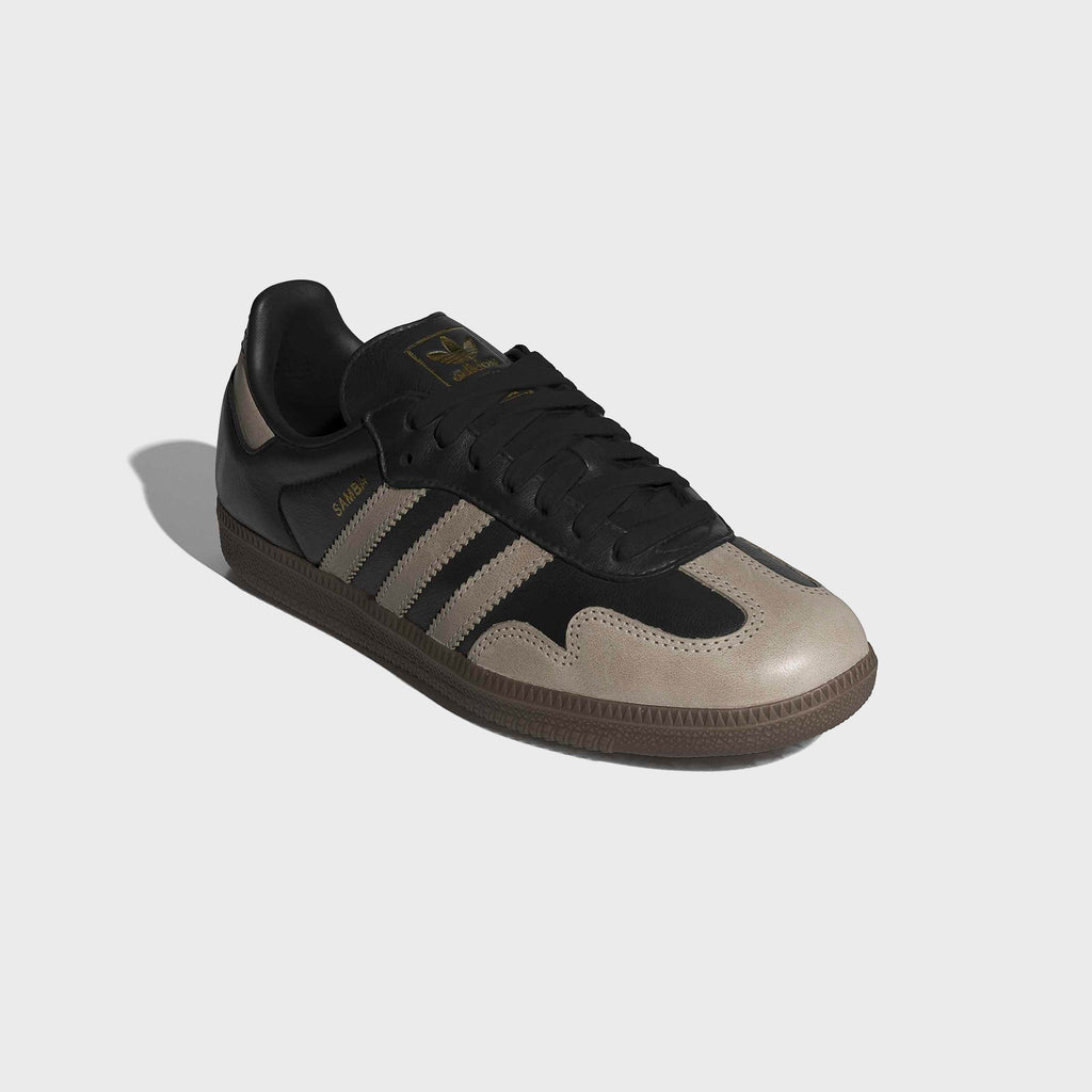 adidas WMNS Samba OG - Core Black / Wonder Beige / Gold Metallic