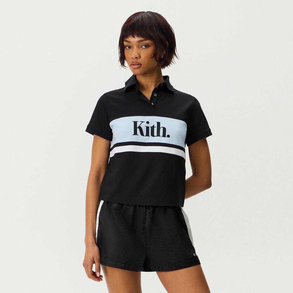 Kith Women Breda Paneled Polo - Black