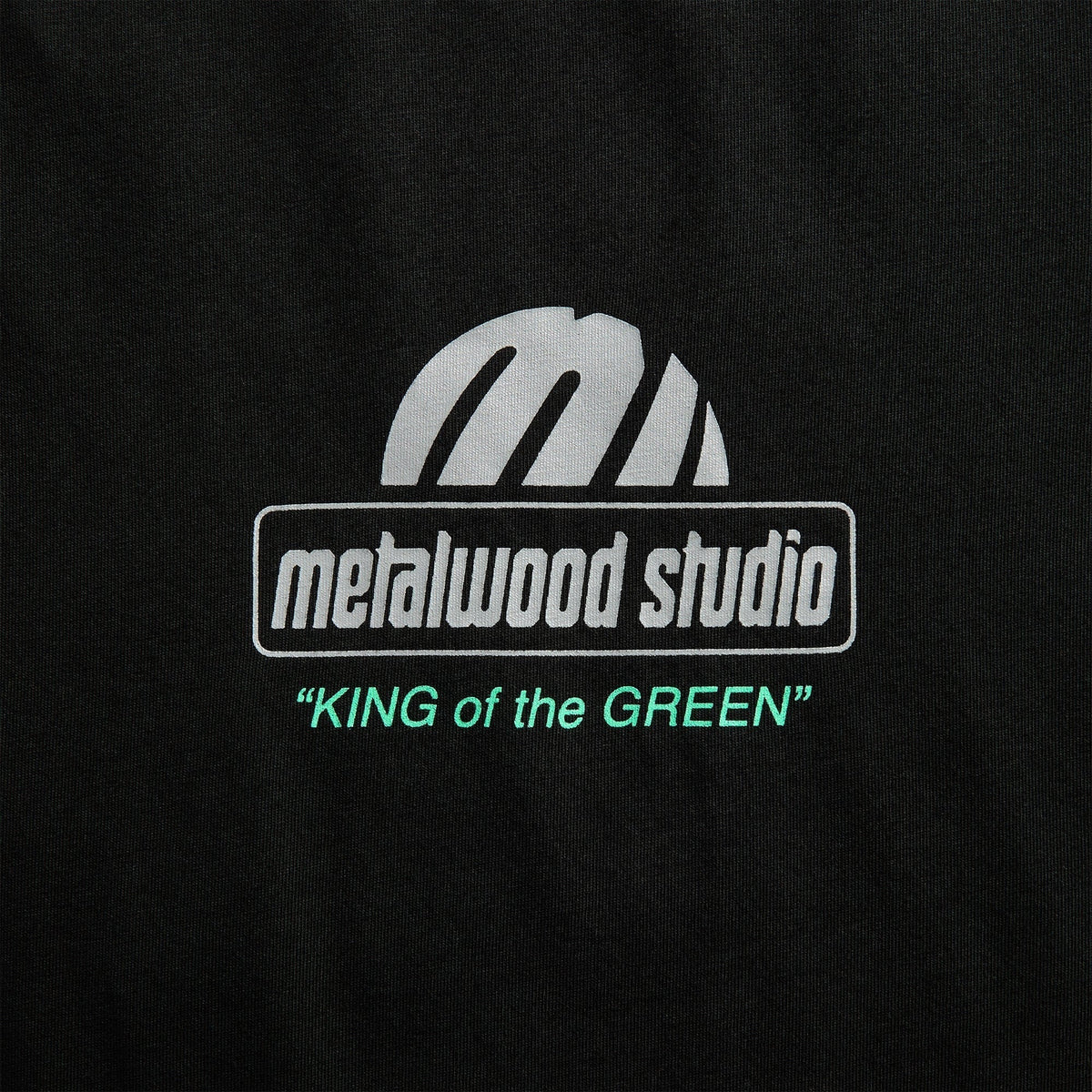 Metalwood King Of The Greens Tee - Black