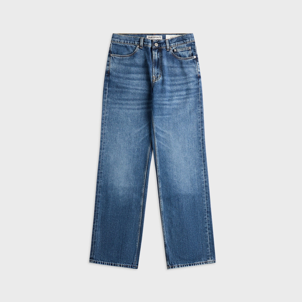 Our Legacy Carlson Cut Denim Jean - Rodeo Wash Broken Twill