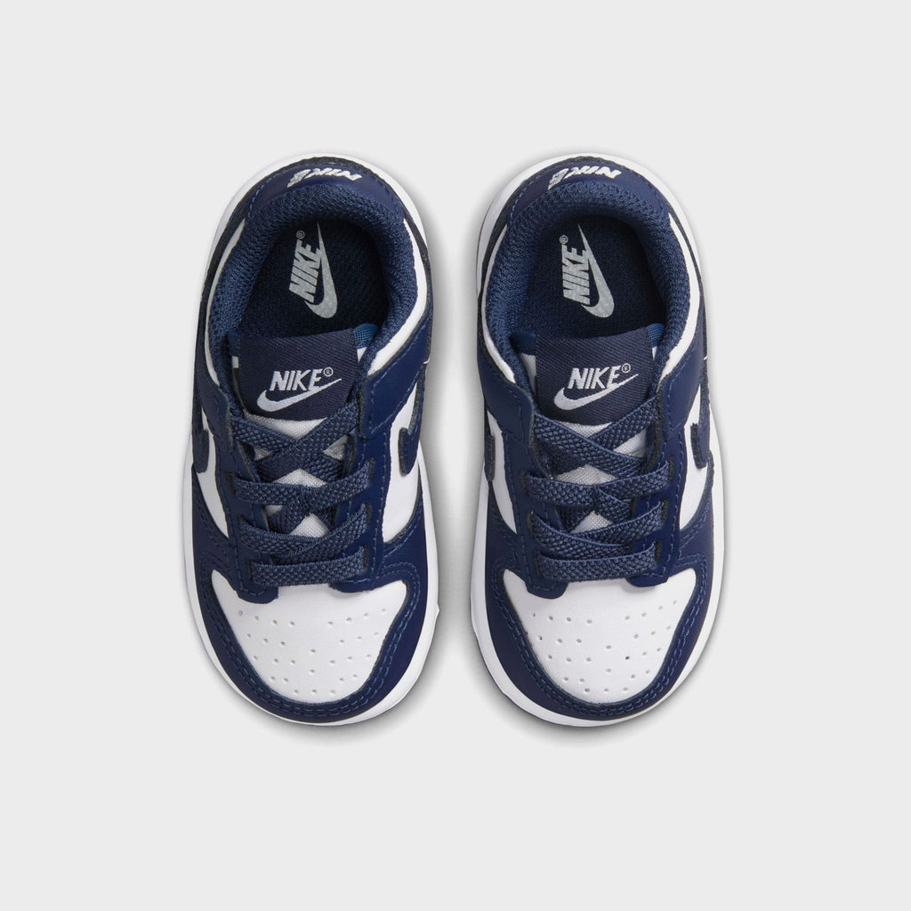 Nike TD Dunk Low - White / Midnight Navy / White