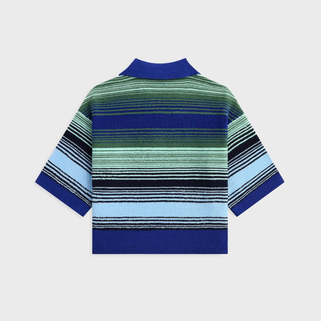 Kith Kids Striped Nelson Short Sleeve - Celeste