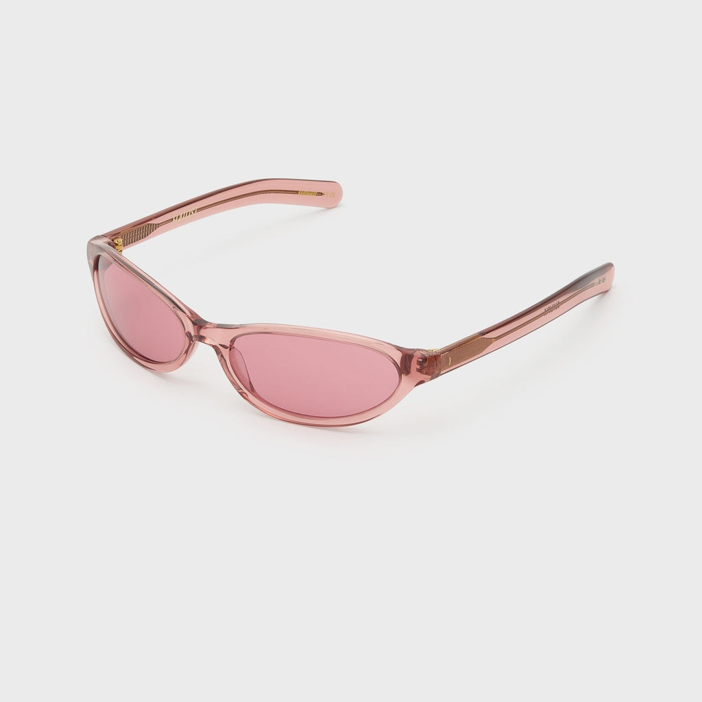 Flatlist Olympia Sunglasses - Crystal Pink / Dust Pink