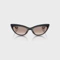 KHAITE x Oliver Peoples 1963C Sunglasses - Black / Soft Tan Gradient