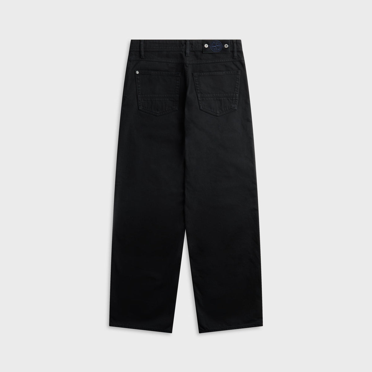 Stone Island Light Bull Denim-TC Loose-fit Jean - Black