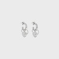 Justine Clenquet Kiki Earrings - Palladium