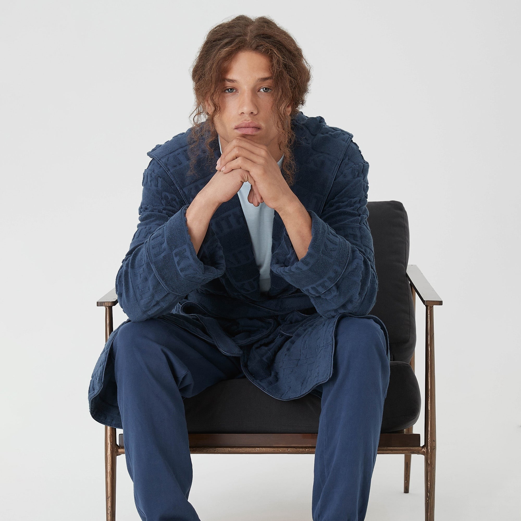 Kith for Calvin Klein Terry Robe - Dark Indigo