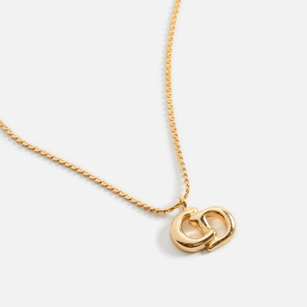 WGACA Dior CD Necklace - Gold