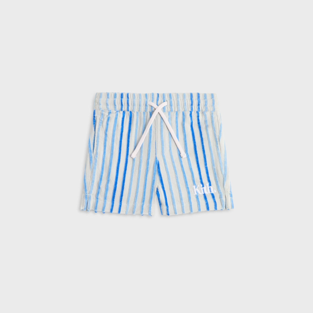 Kith Baby Chenille Stripe Thompson Short - Cornflower
