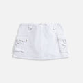 Coperni Denim Cargo Skirt - White