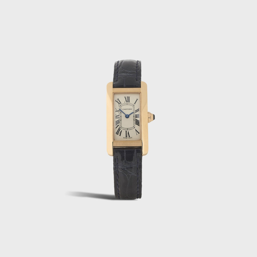 WGACA Cartier Tank Américaine Watch 35mm - Silver/ Rose Gold
